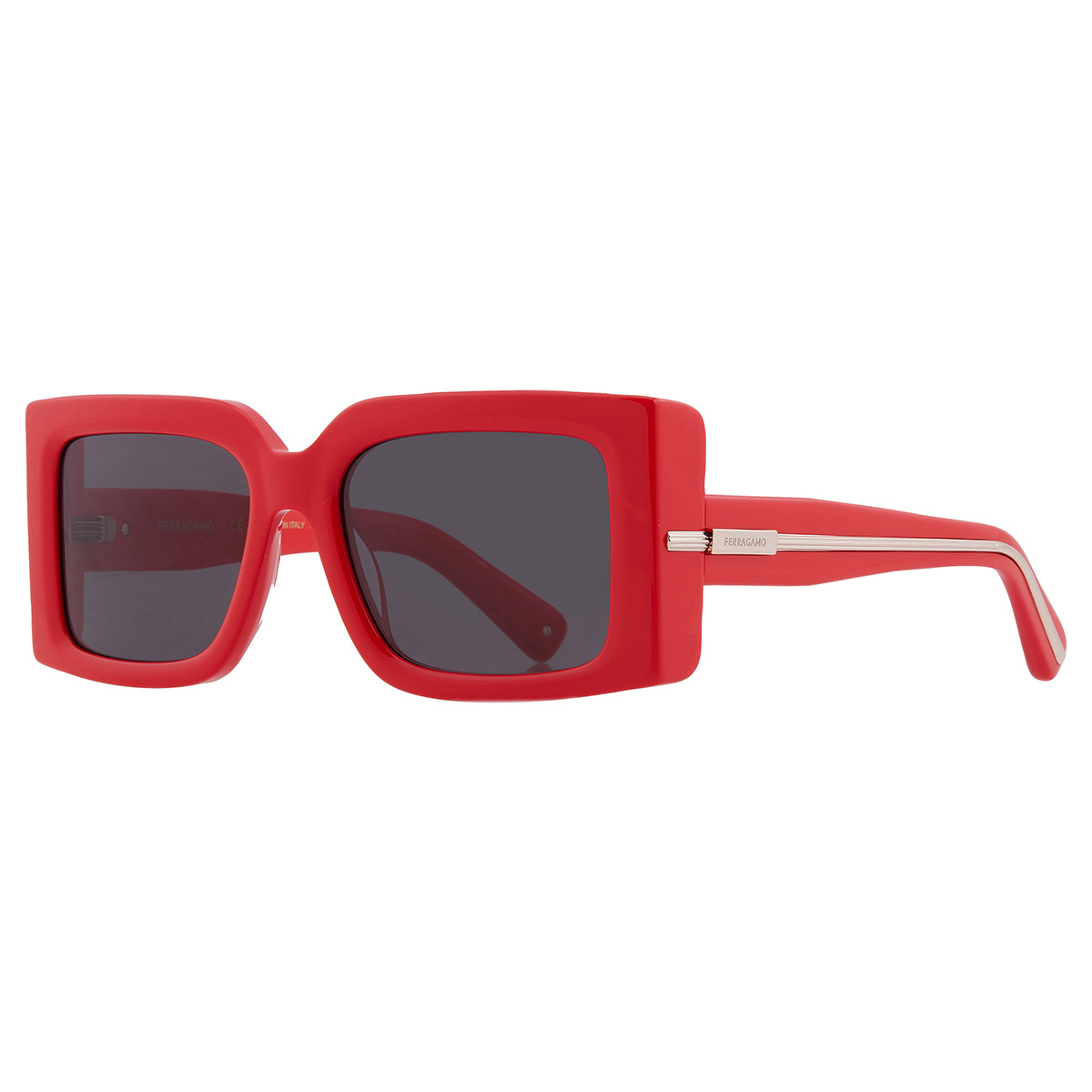 ferragamo grey square ladies sunglasses sf2032s 600 55 ferragamo grey square ladies sunglasses sf2032s 600 55