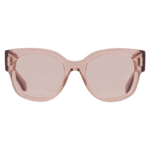 ferragamo pink oval ladies sunglasses sf2007s 260 51