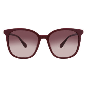 ferragamo burgundy gradient square ladies sunglasses sf1113slb 606 56