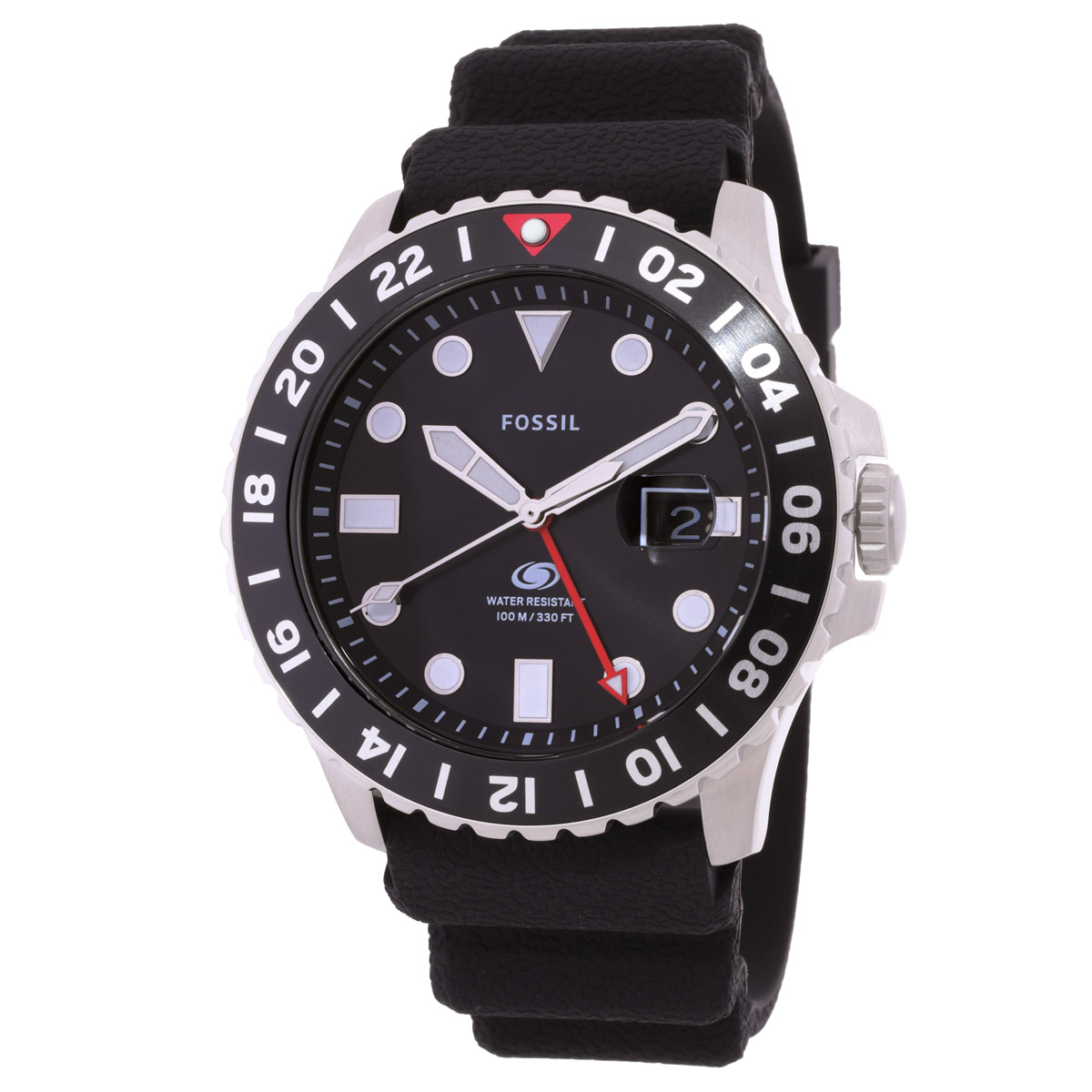 fossil blue gmt quartz black dial men's watch fs6036 fossil blue gmt quartz black dial men's watch fs6036