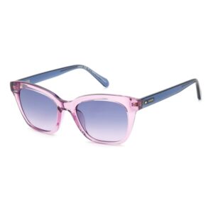 fossil blue gradient cat eye ladies sunglasses fos 2126/g/s 0789/i4 51