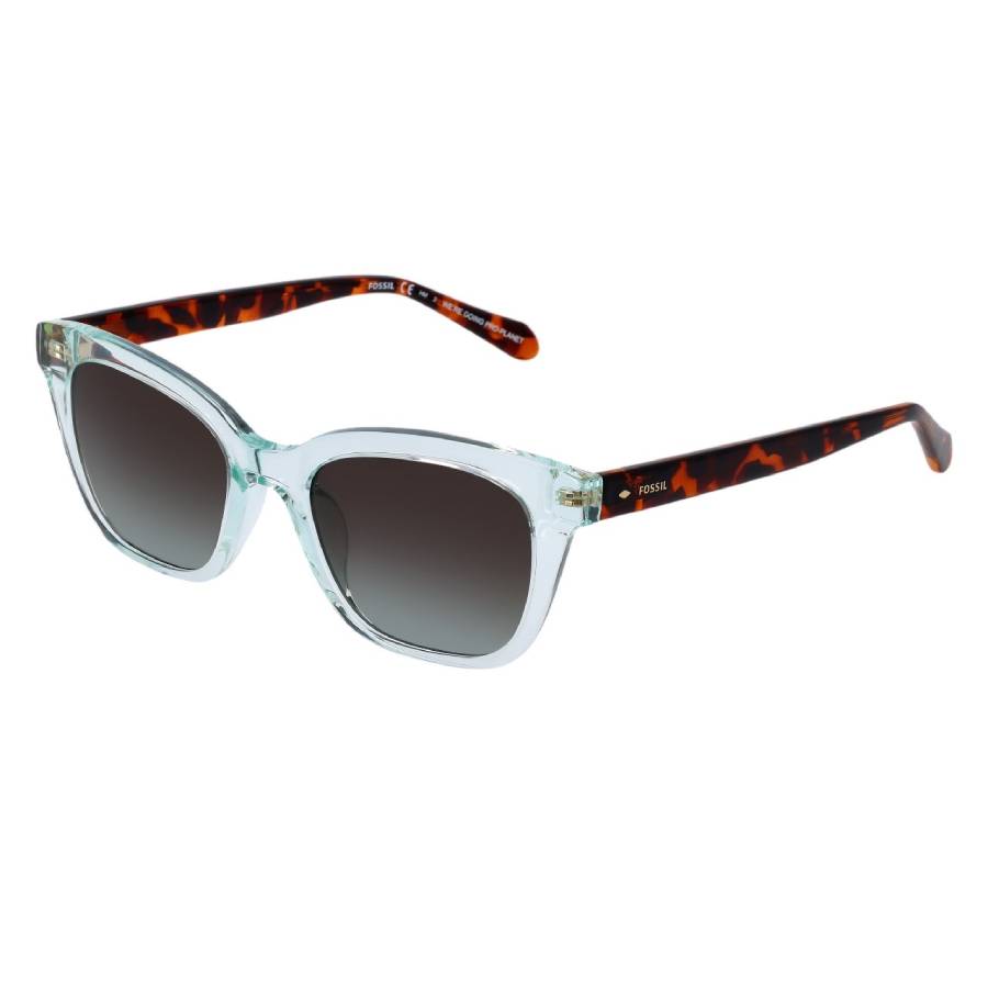 fossil brown gradient square ladies sunglasses fos 2126/g/s 00ox/ha fossil brown gradient square ladies sunglasses fos 2126/g/s 00ox/ha