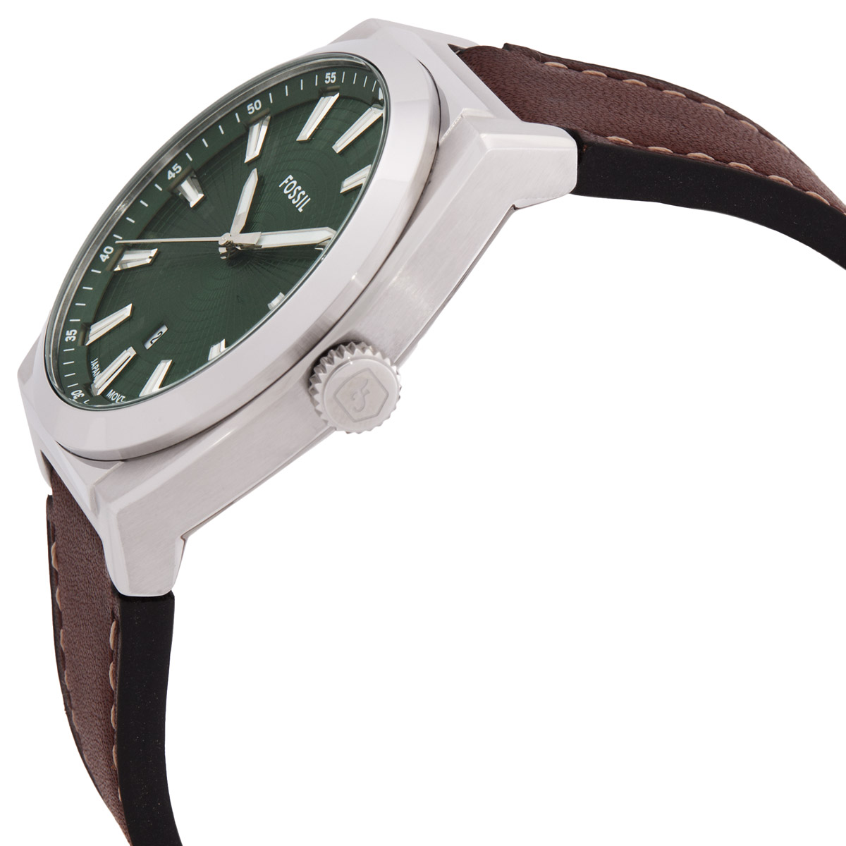 fossil everett quartz green dial men's watch set fs6080set fossil everett quartz green dial men's watch set fs6080set