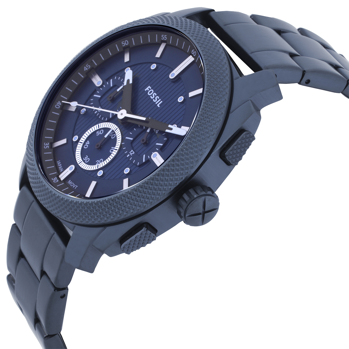 fossil machine chronograph quartz blue dial men's watch fs6167 fossil machine chronograph quartz blue dial men's watch fs6167