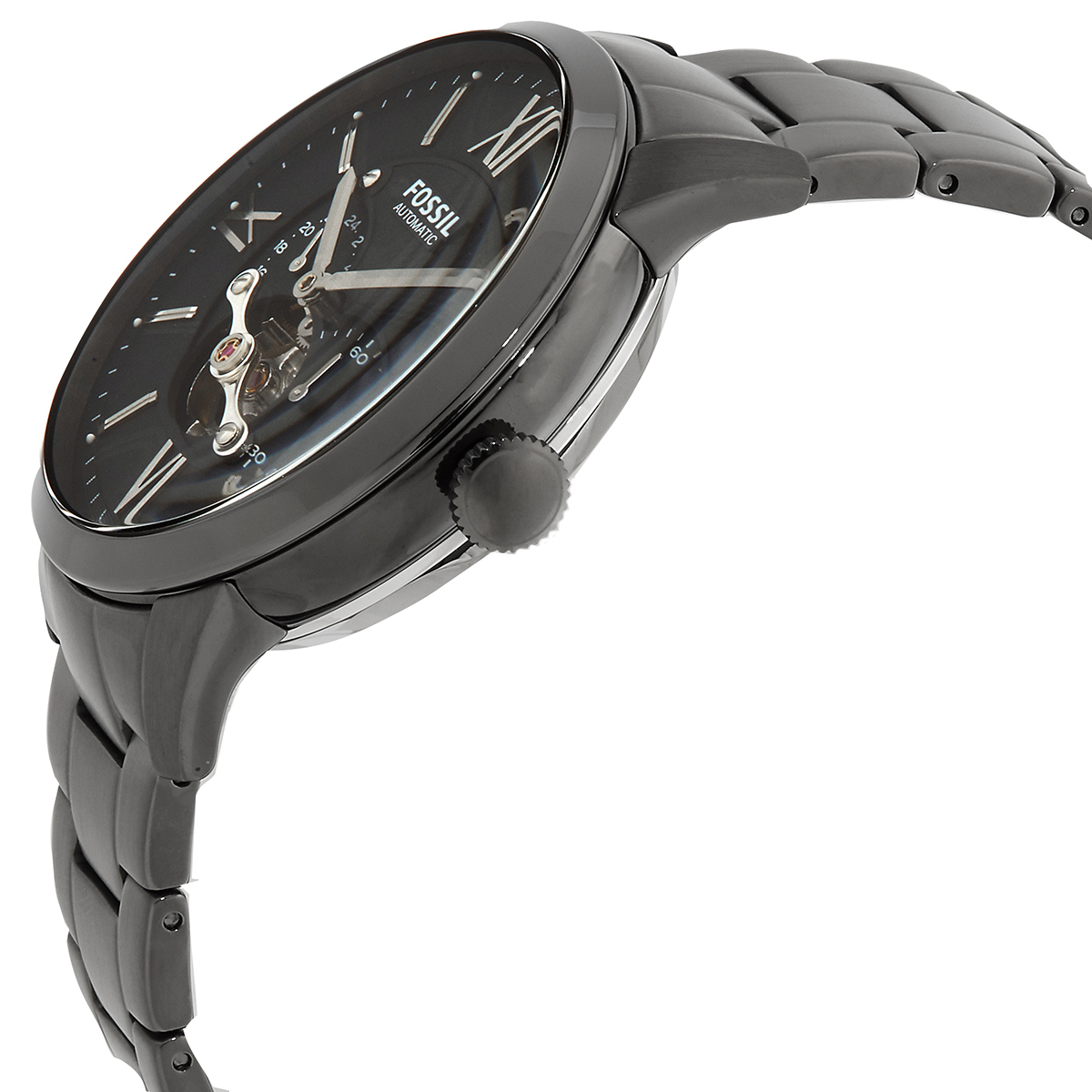 fossil townsman auto automatic black dial men's watch me3172 fossil townsman auto automatic black dial men's watch me3172
