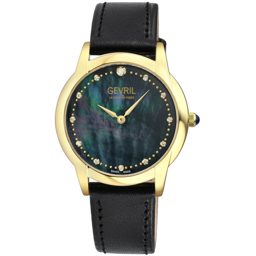 gevril airolo diamond mother of pearl dial ladies watch 13027 gevril airolo diamond mother of pearl dial ladies watch 13027