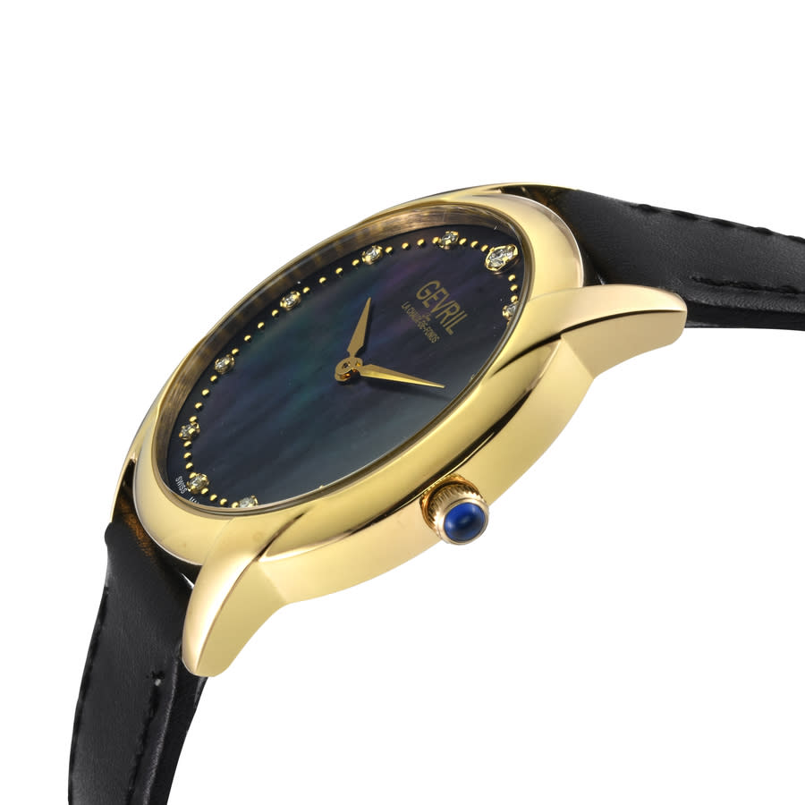 gevril airolo diamond mother of pearl dial ladies watch 13027 gevril airolo diamond mother of pearl dial ladies watch 13027
