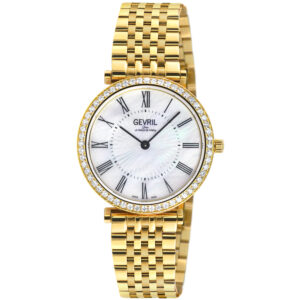 gevril atelier 57 mother of pearl dial ladies watch 15221b