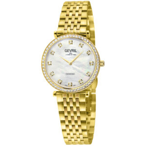 gevril atelier 57 mother of pearl dial ladies watch 15221bd