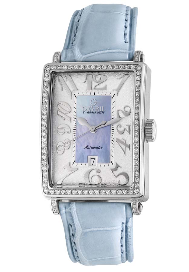 gevril glamour automatic ladies watch 6207nl gevril glamour automatic ladies watch 6207nl