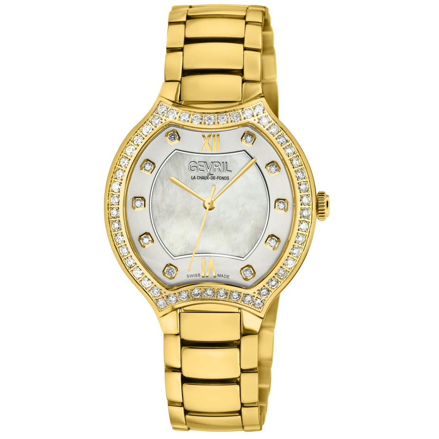 gevril lugano diamond mother of pearl dial ladies watch 11221b gevril lugano diamond mother of pearl dial ladies watch 11221b