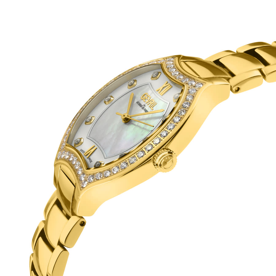 gevril lugano diamond mother of pearl dial ladies watch 11221b gevril lugano diamond mother of pearl dial ladies watch 11221b