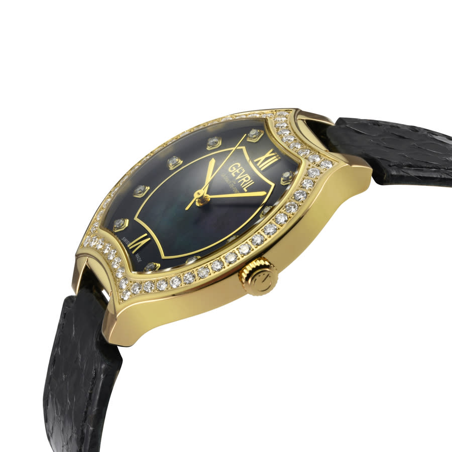 gevril lugano diamond mother of pearl dial ladies watch 11227 gevril lugano diamond mother of pearl dial ladies watch 11227