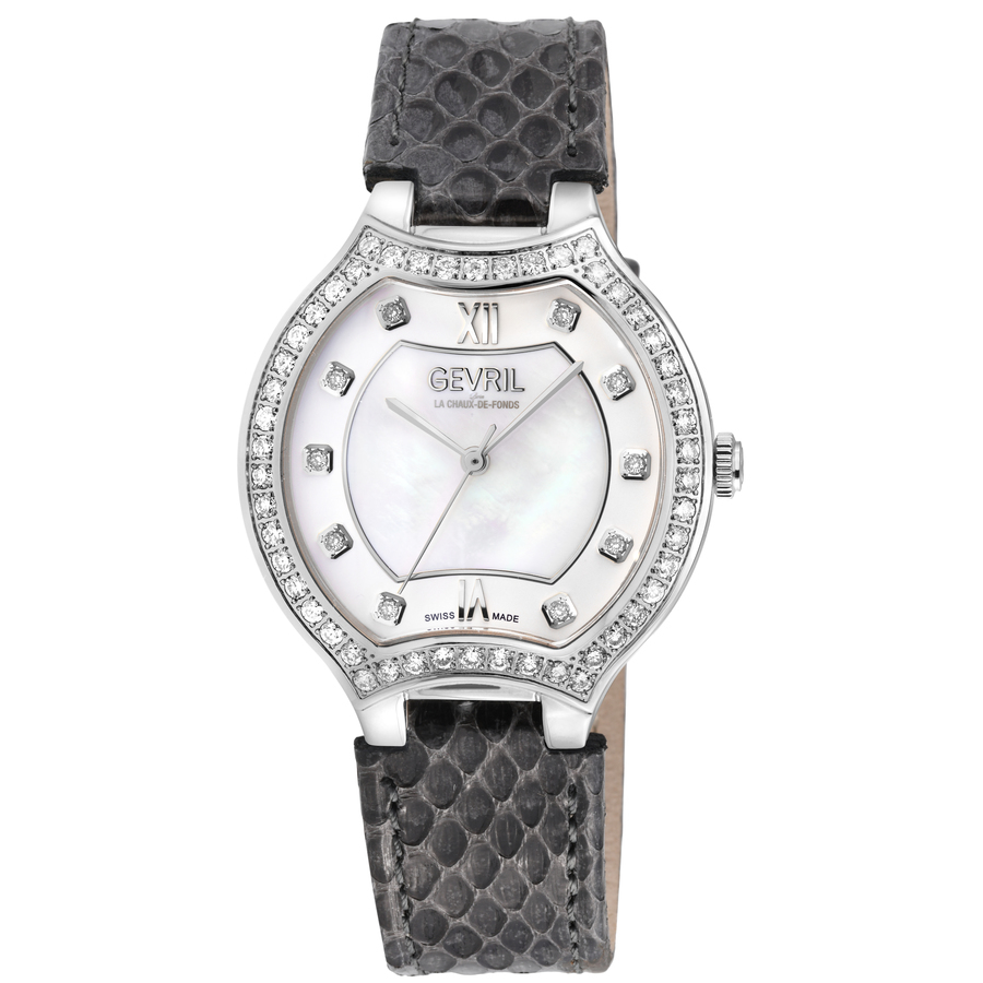 gevril lugano diamond mother of pearl dial ladies watch 11241 gevril lugano diamond mother of pearl dial ladies watch 11241
