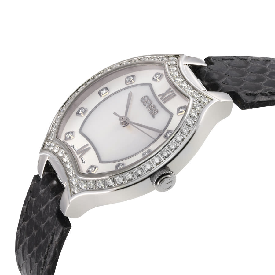 gevril lugano diamond mother of pearl dial ladies watch 11241 gevril lugano diamond mother of pearl dial ladies watch 11241