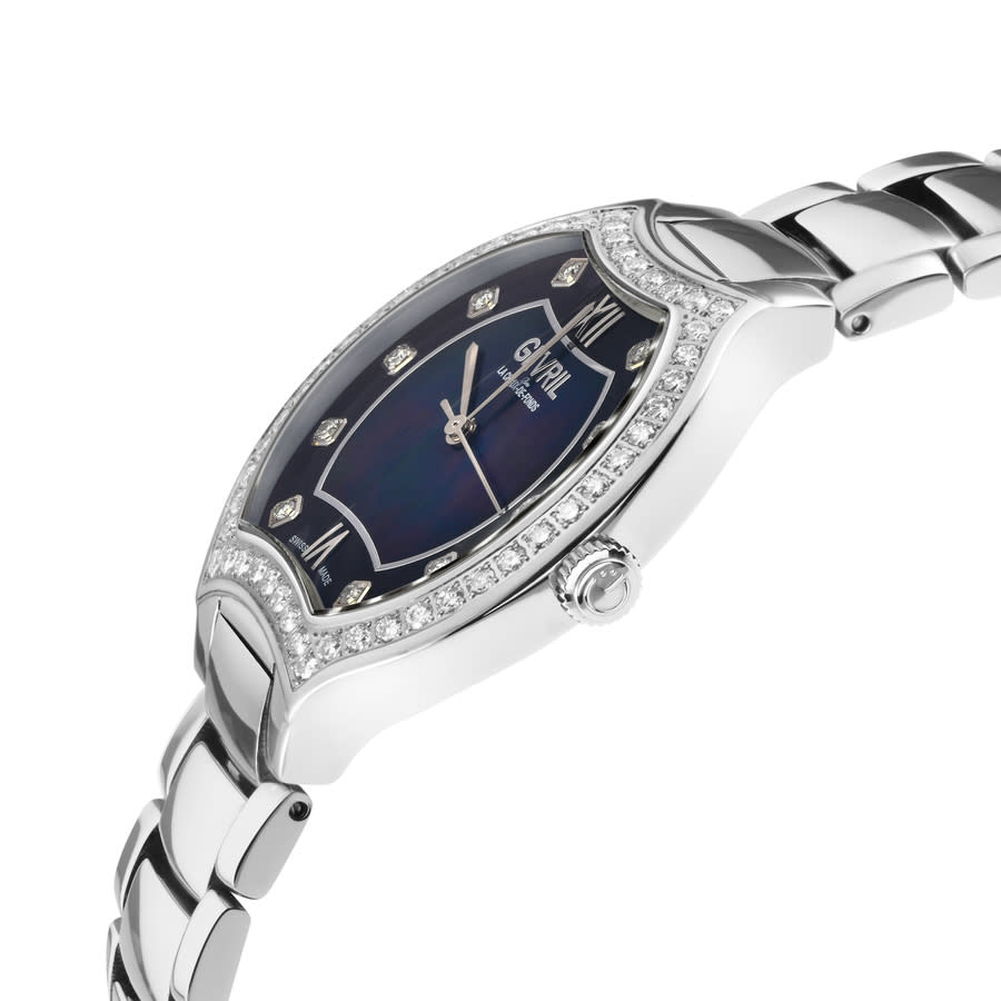 gevril lugano diamond mother of pearl dial ladies watch 11247b gevril lugano diamond mother of pearl dial ladies watch 11247b