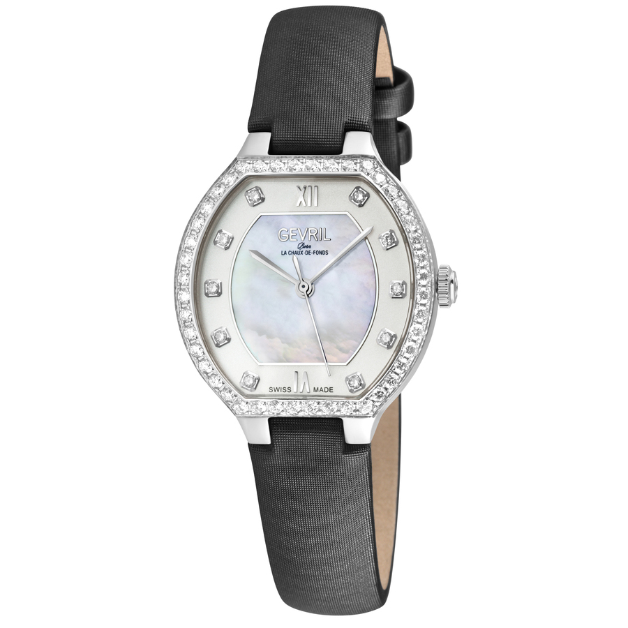 gevril lugano diamond mother of pearl dial ladies watch 14241 gevril lugano diamond mother of pearl dial ladies watch 14241