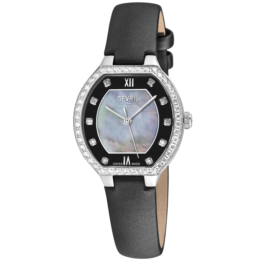 gevril lugano diamond mother of pearl dial ladies watch 14247 gevril lugano diamond mother of pearl dial ladies watch 14247