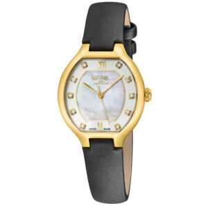 gevril lugano quartz diamond ladies watch 14021