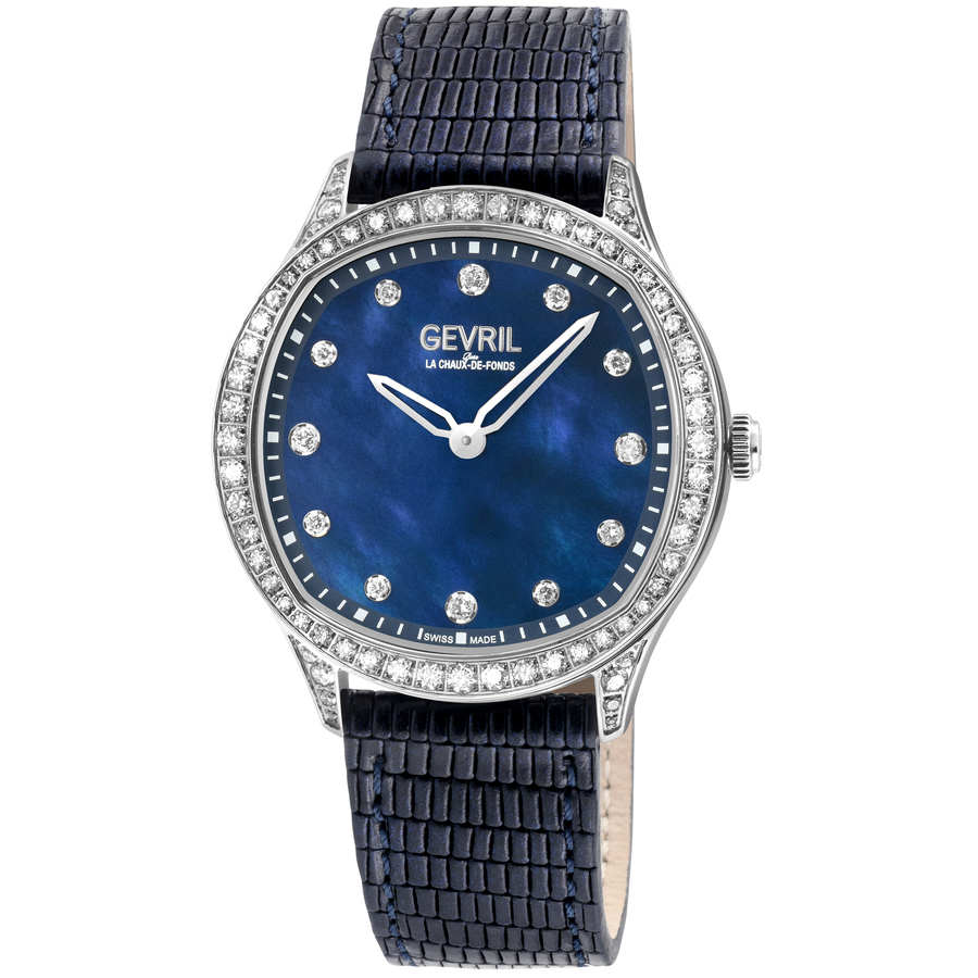 gevril morcote diamond mother of pearl dial ladies watch 10243 gevril morcote diamond mother of pearl dial ladies watch 10243