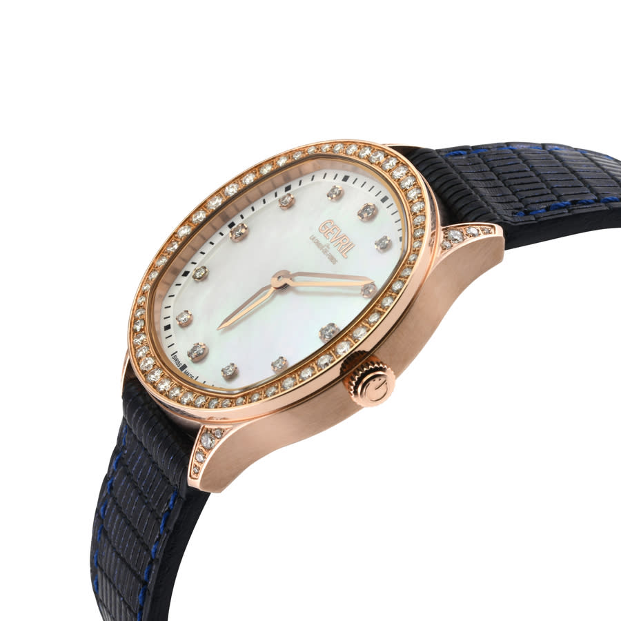 gevril morcote diamond mother of pearl dial ladies watch 10251 gevril morcote diamond mother of pearl dial ladies watch 10251