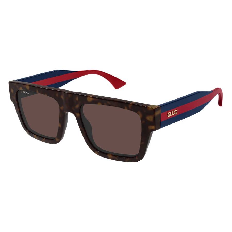 gucci brown browline men's sunglasses gg1868s 002 53 gucci brown browline men's sunglasses gg1868s 002 53
