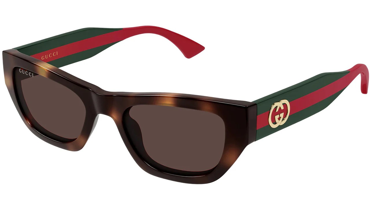 gucci brown cat eye ladies sunglasses gg2116s 002 52 gucci brown cat eye ladies sunglasses gg2116s 002 52