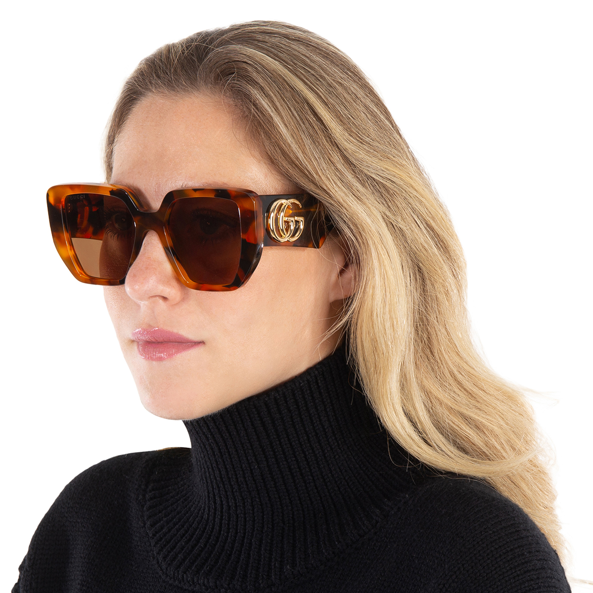 gucci brown geometric ladies sunglasses gg0956s 007 54 gucci brown geometric ladies sunglasses gg0956s 007 54
