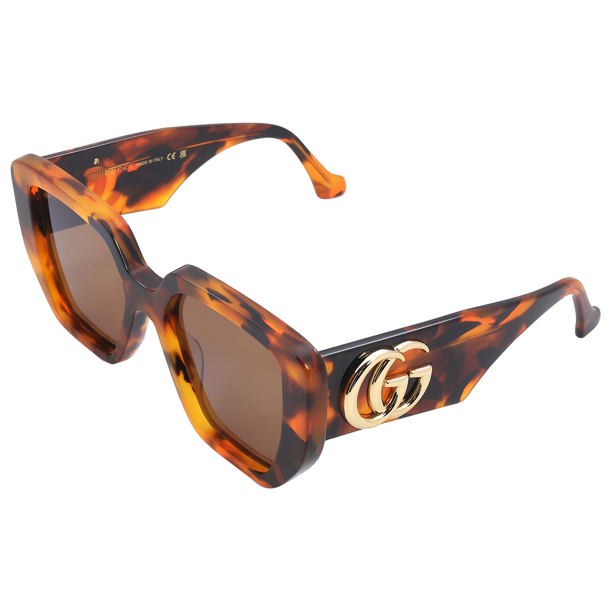 gucci brown geometric ladies sunglasses gg0956s 007 54 gucci brown geometric ladies sunglasses gg0956s 007 54