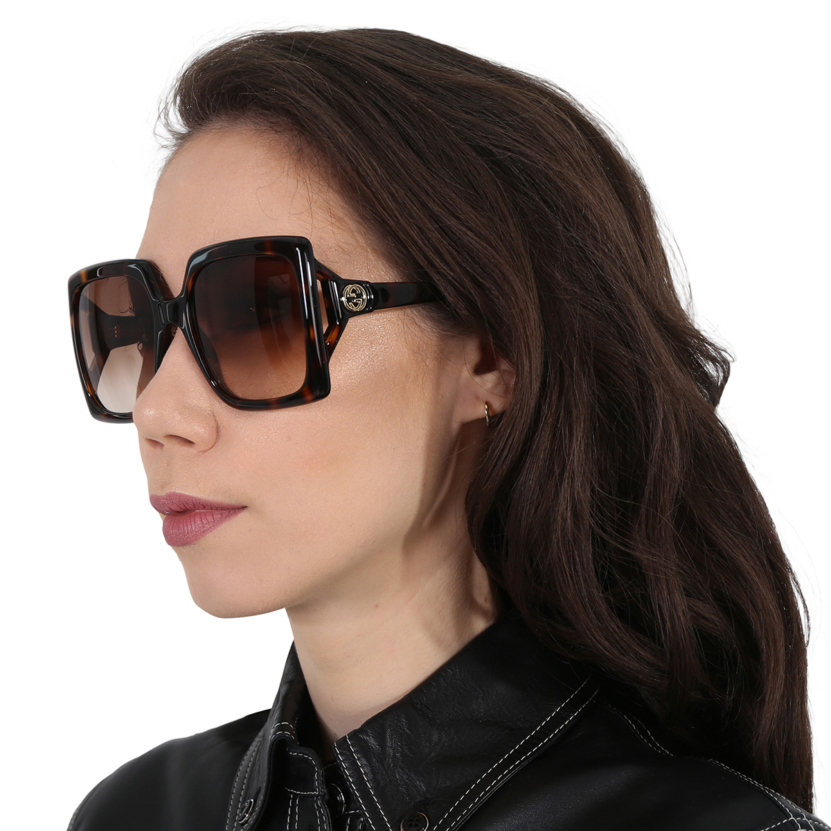 gucci brown gradient square ladies sunglasses gg0876s 002 60 gucci brown gradient square ladies sunglasses gg0876s 002 60