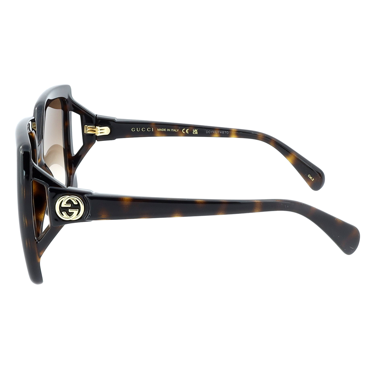 gucci brown gradient square ladies sunglasses gg0876s 002 60 gucci brown gradient square ladies sunglasses gg0876s 002 60