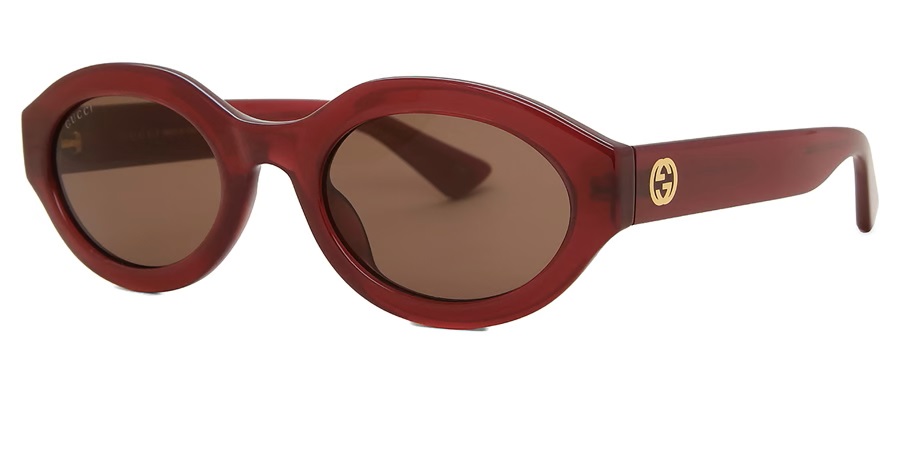 gucci brown oval ladies sunglasses gg1579s 004 53 gucci brown oval ladies sunglasses gg1579s 004 53