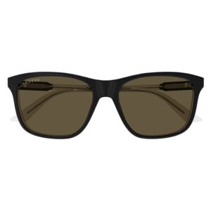 gucci brown square men's sunglasses gg1819s 005 57