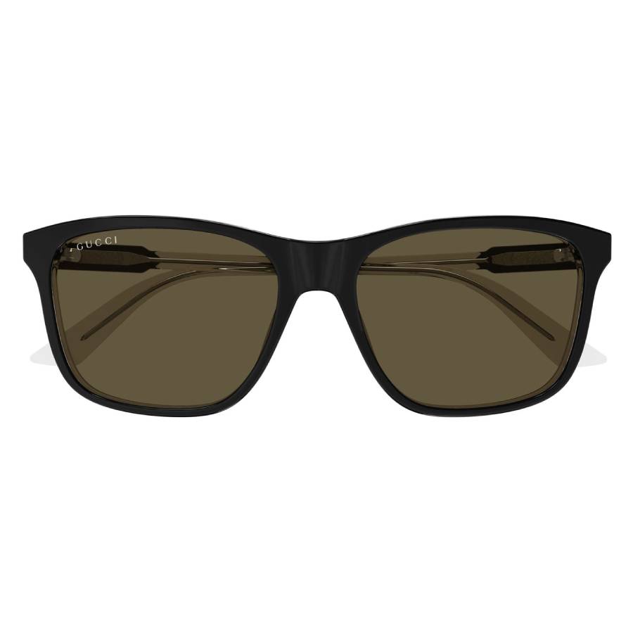 gucci brown square men's sunglasses gg1819s 005 57 gucci brown square men's sunglasses gg1819s 005 57