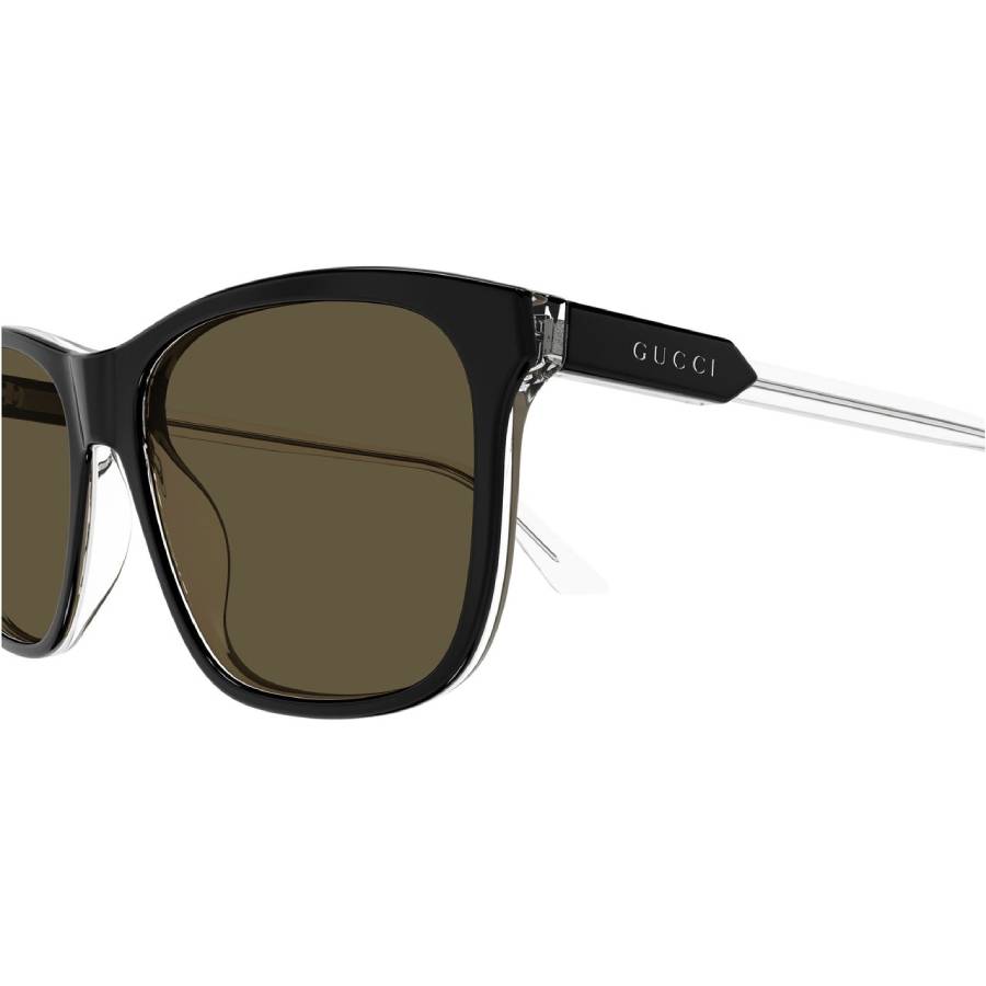 gucci brown square men's sunglasses gg1819s 005 57 gucci brown square men's sunglasses gg1819s 005 57