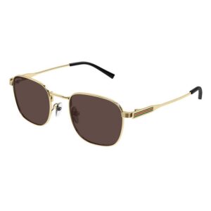 gucci brown square men's sunglasses gg1876s 002 50