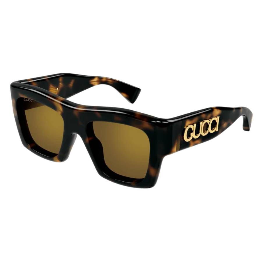gucci brown with light gold mirror square ladies sunglasses gg1772s 007 52 gucci brown with light gold mirror square ladies sunglasses gg1772s 007 52