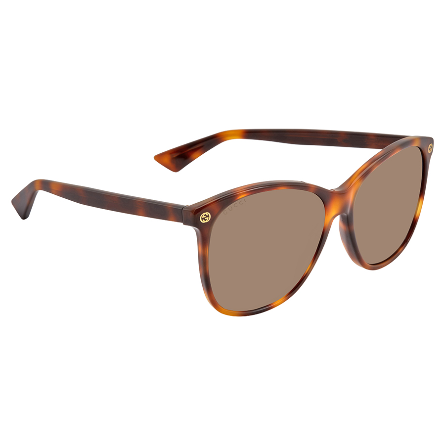 gucci gg0024 brown oval ladies sunglasses gg0024s 002 58 gucci gg0024 brown oval ladies sunglasses gg0024s 002 58