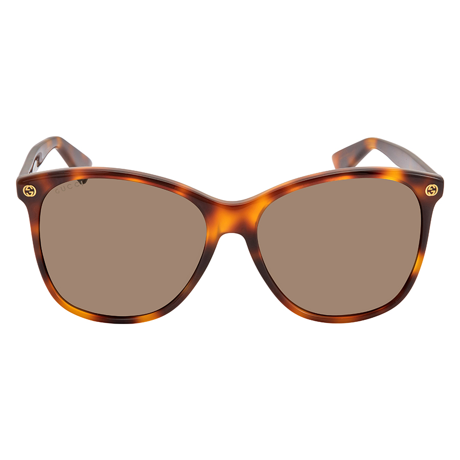 gucci gg0024 brown oval ladies sunglasses gg0024s 002 58 gucci gg0024 brown oval ladies sunglasses gg0024s 002 58