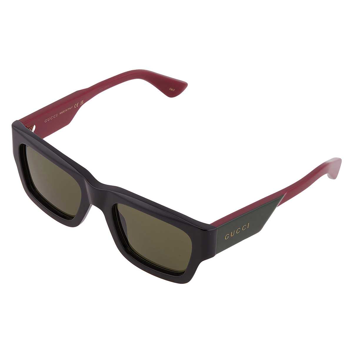 gucci green square men's sunglasses gg1668s 003 52 gucci green square men's sunglasses gg1668s 003 52