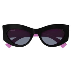 gucci grey cat eye ladies sunglasses gg1843s 005 53