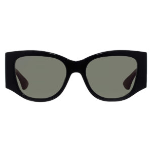 gucci grey cat eye ladies sunglasses gg2115s 001 55