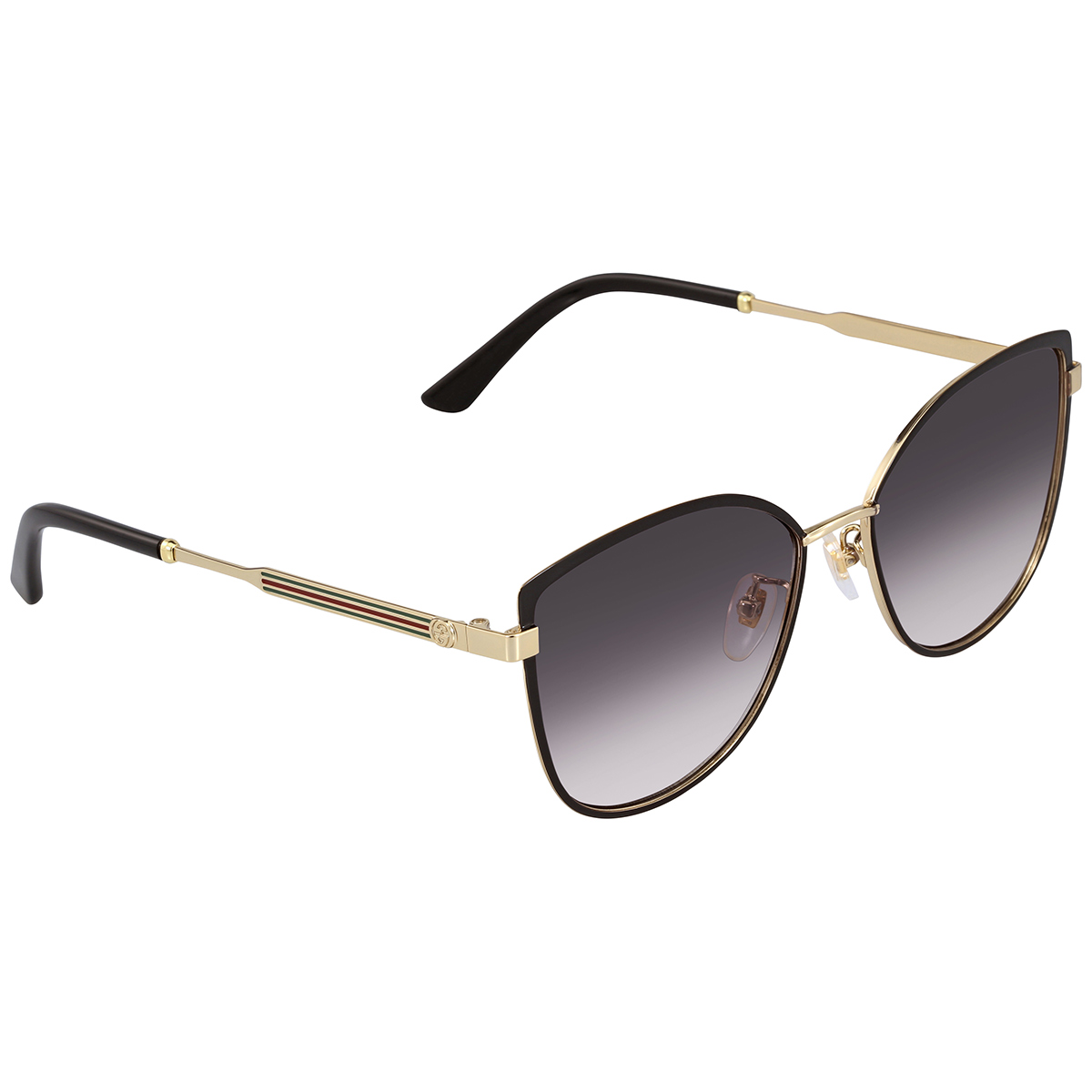 gucci grey gradient cat eye ladies sunglasses gg0589sk 001 57 gucci grey gradient cat eye ladies sunglasses gg0589sk 001 57