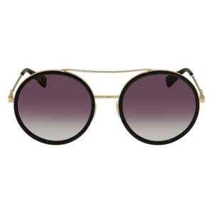 gucci grey gradient round ladies sunglasses gg0061s 001 56