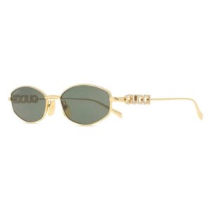 gucci grey oval ladies sunglasses gg1802s 001 55