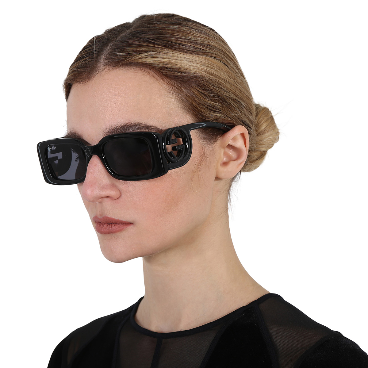 gucci grey rectangular ladies sunglasses gg1325s 001 54 gucci grey rectangular ladies sunglasses gg1325s 001 54
