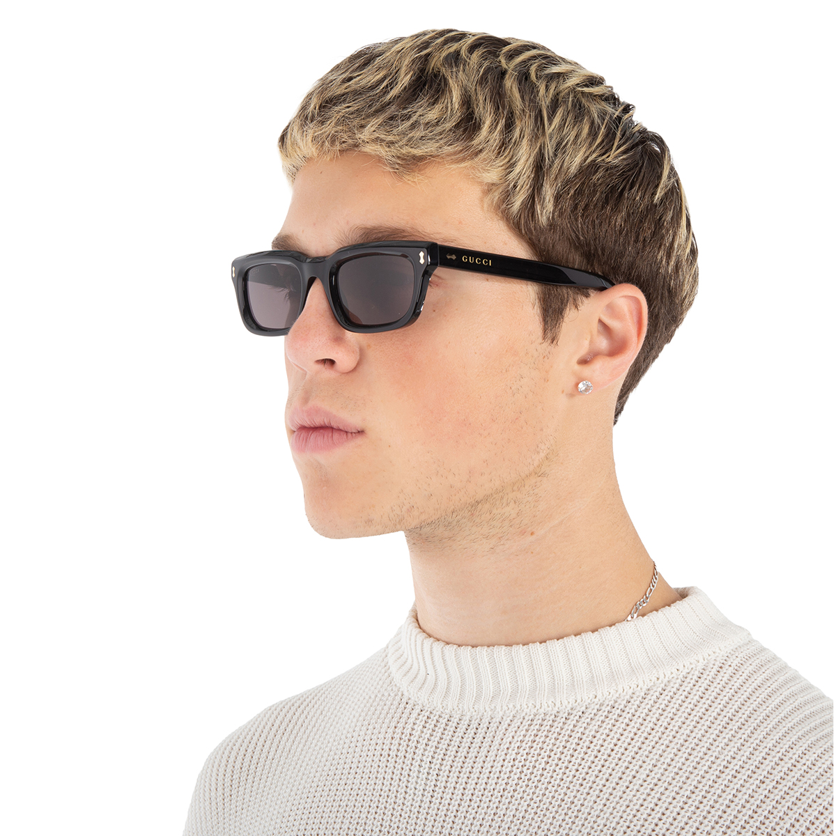 gucci grey rectangular men's sunglasses gg1524s 001 51 gucci grey rectangular men's sunglasses gg1524s 001 51