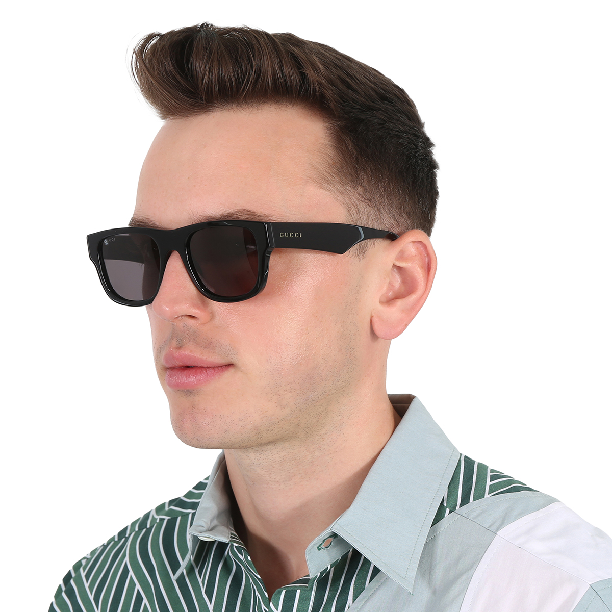gucci grey square men's sunglasses gg1427s 001 53 gucci grey square men's sunglasses gg1427s 001 53