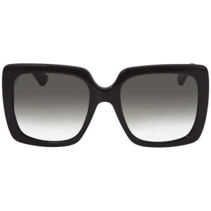 gucci grey square ladies sunglasses gg0418s 001 54