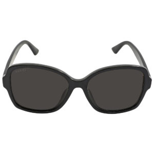 gucci grey square ladies sunglasses gg0765sa 002 57